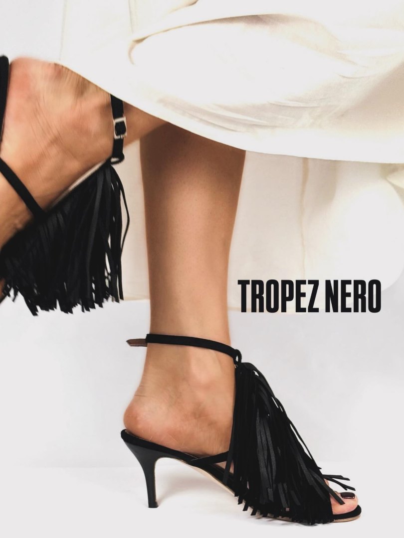 Sandalo Tropez nero - Regia Shoes su Instagram