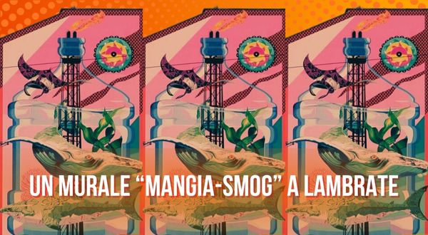 Murales a tema animali - Balena a Milano