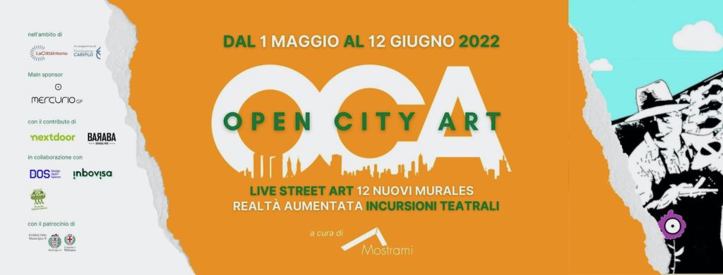 Ritorna Open City Art con i suoi murales, edizione 2022